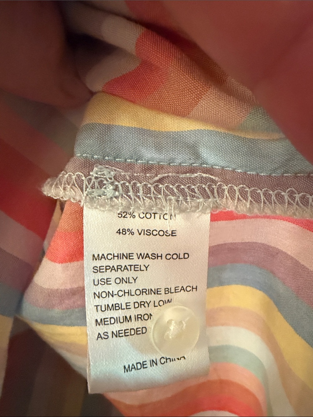 Trovata Multicolor Striped Top - Pastel Rainbow - Picture 4 of 4